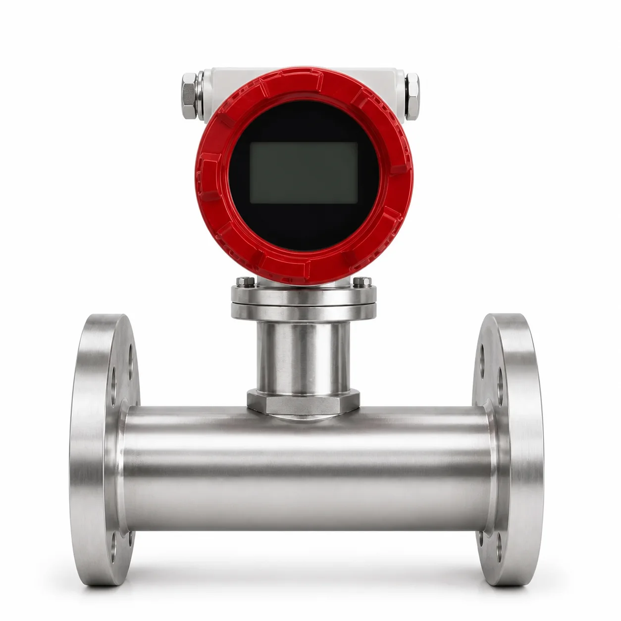 High Precision Stainless Steel Fluid Turbine Flow Meter DN10-DN200 RS485 4-20mA Digital Flowmeter IP65 Immersion Liquid Cooling