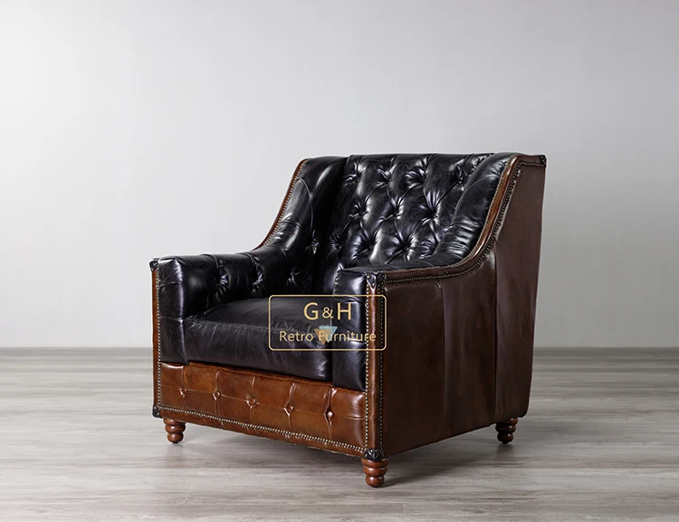 Ruilhandel kapok koppeling American Farmhouse Style Furniture Long Vintage Leather Chesterfield  Fauteuil Cuir Club - Buy American Farmhouse Style Furniture,Long Vintage  Leather Chesterfield,Fauteuil Cuir Club Product on Alibaba.com