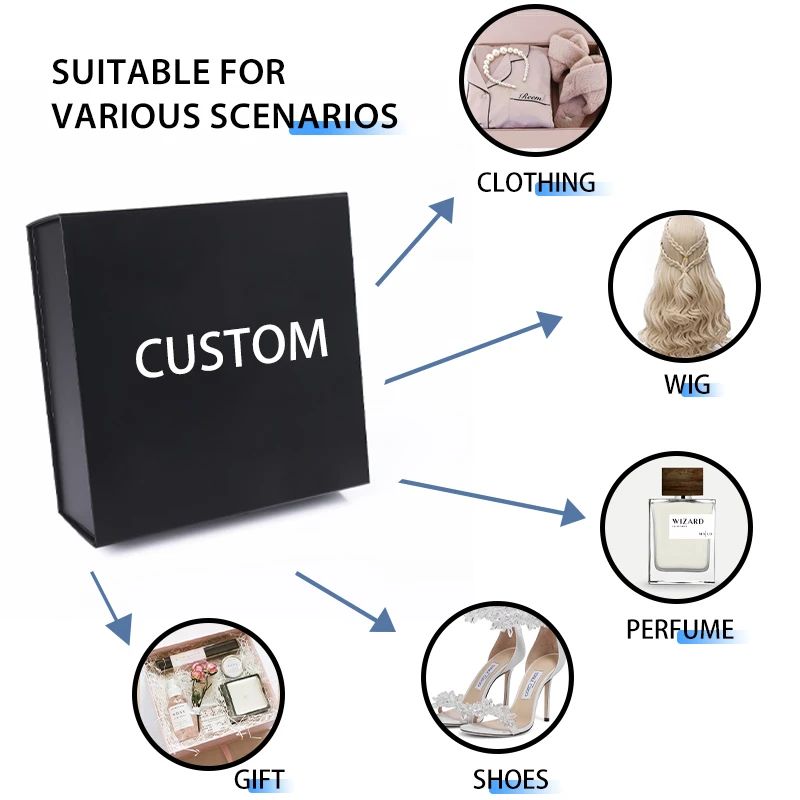  caրեւոր մագնիսային նվերատուփի ժապավեն՝ հարմարեցված լոգոյի, չափսի և լաքս փաթեթավորման մատակարար՝ համաշխարհային բրենդների համար, էկոլոգիապես մաքուր, վերամշակելի և կրկին օգտագործելի թուղթ