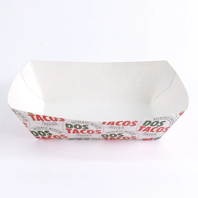 Factory Price Customized Small Size Fast Food Food Grade Packaging Art Paper Box With Your Logo details