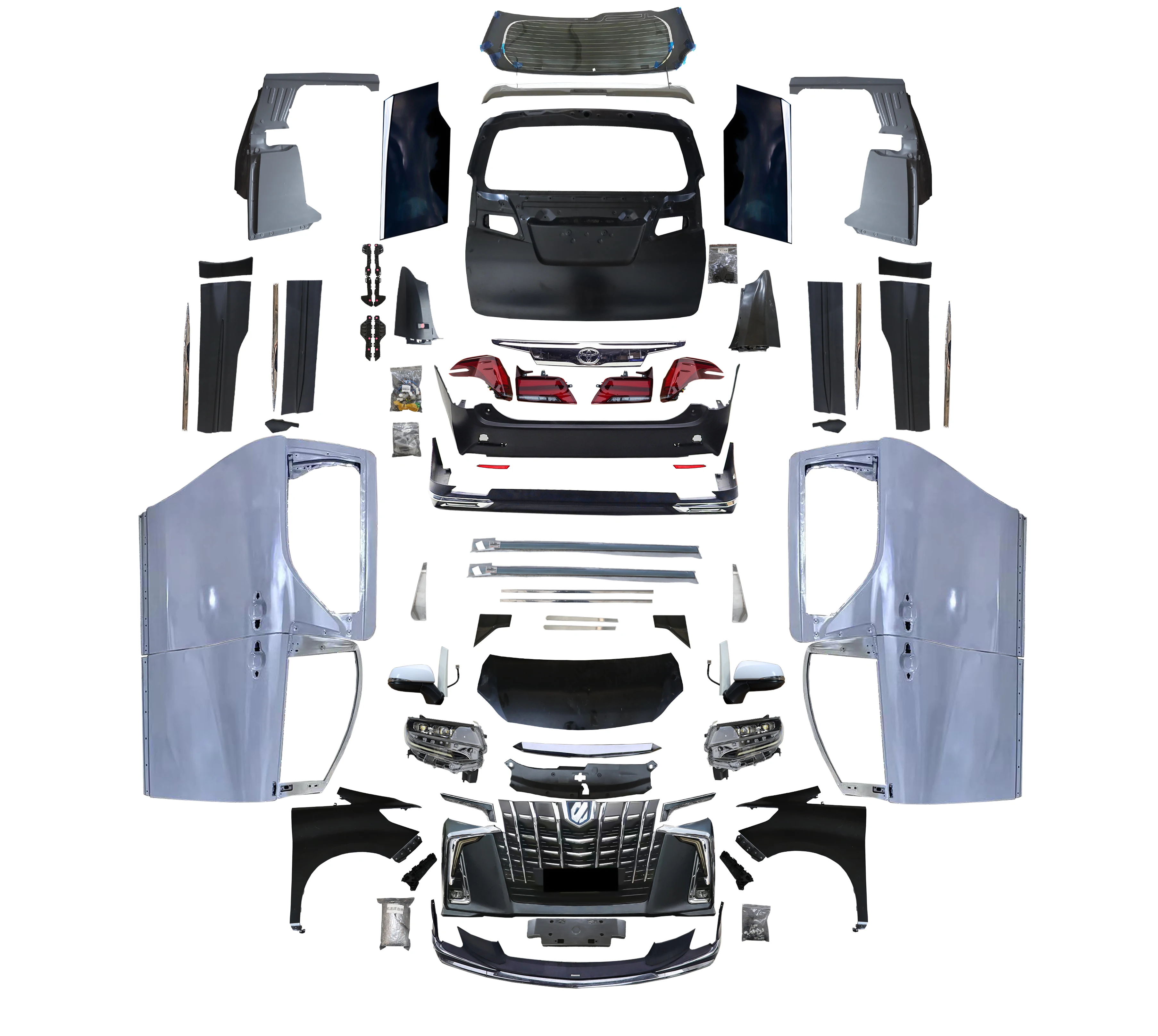 Toyota Alphard Upgrade Kit - Enhance Your Vehicle's Appearance