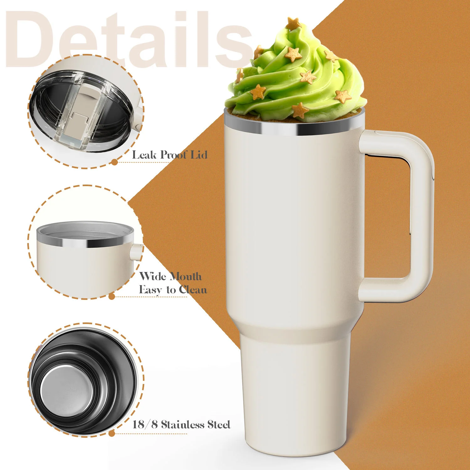 Custom Logo 1:1 40oz H2.0 Tumbler Insulated Stainless Steel Vacuum Travel Coffee Mug with Straw for Valentine's Day & Camping supplier