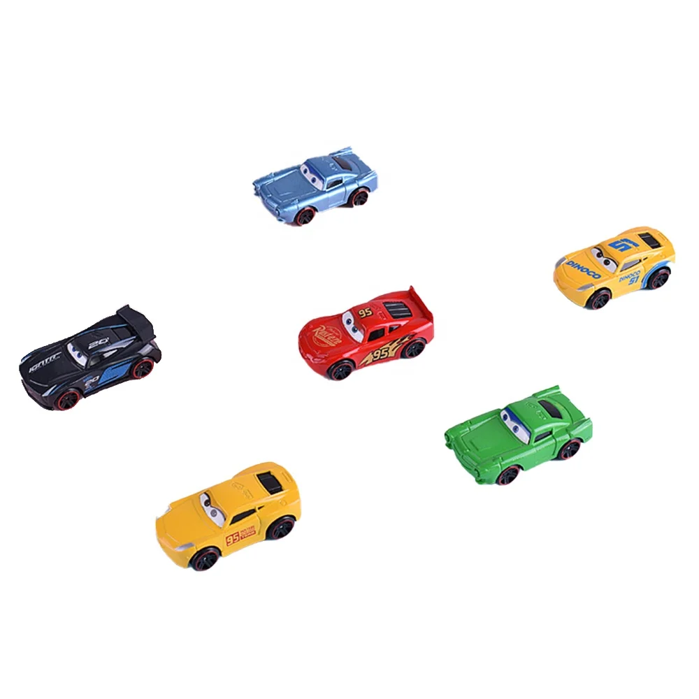 Dihua OEM Customize Car Shape Design Plastic Toy Movie Cartoon Car Toys for Kid Gifts Collection