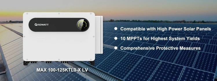 Growatt Solar Inverter Max 100 125ktl3 X Lv Three Phase 100 110 120