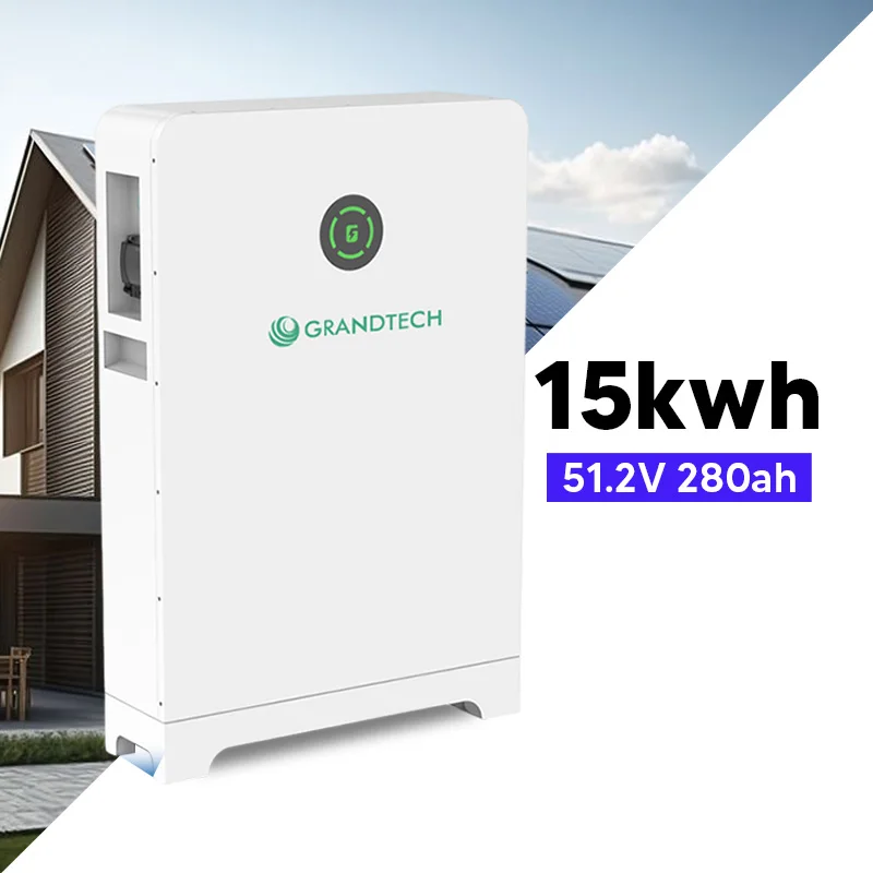 Hybrid Off Grid Solar Generator 48V 51.2V Lifepo4 280Ah 15Kwh Ess Lithium Ion Battery Pack Power Wall Home Energy Storage System