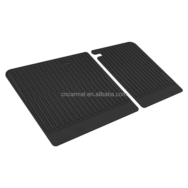 Factory Custom 3D Tpe Car Seat Back Mat for ford Tesal Model 3 2024 Car Accessories Rear Trunk Mat Liner Anti-Slip Odorless