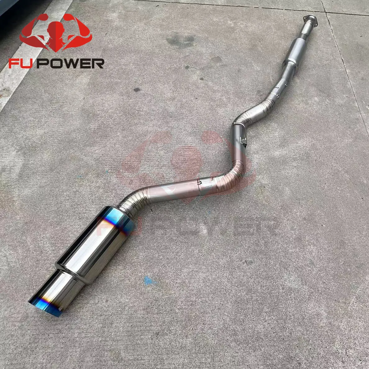 Fupower Titanium Exhaust Muffler Kits For Subaru WRX STI Cat-Back Exhaust System