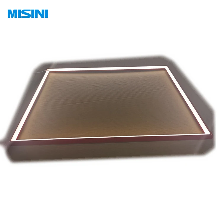 Светодиодная алюминиевая защелкивающаяся рамка тонкий световой короб панель для меню ресторана фоторамка напитков кофейни рекламный дисплей