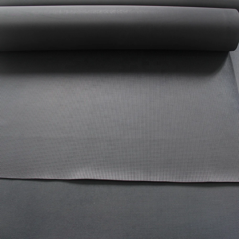 Black Solid Thin Rubber Sheet Elastic Vulcanized Rubber Flooring Sheets
