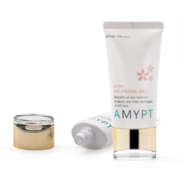 50ml empty skin care cream lotion soft squeeze sunscreen/moisturizer plastic tube