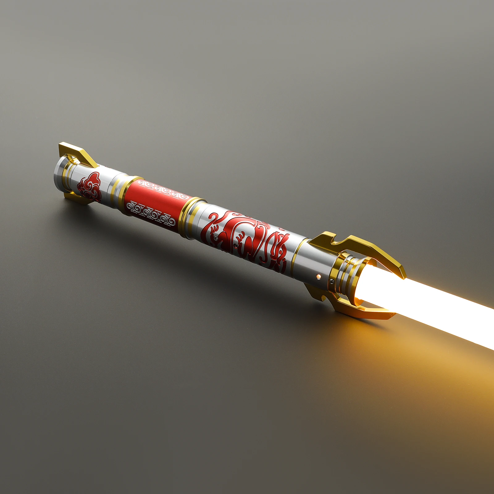 LGT Own Custom Design Inspired by Chinese New Year Red Resistant Laser Sword RGB Xenopixel Proffie Both Available a Real Sword