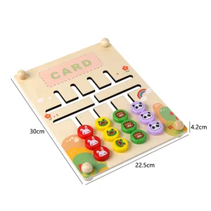 2026 New Productsfour-color Move Position Duplex Children Logical Thinking Training Montessori Early Education Educational Toys