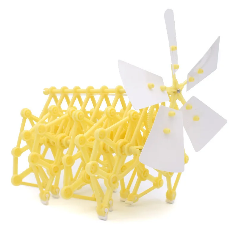 Diy Model Wind Powered Beast Educational Toys Handmade Science Experiment Steam Toys for Child