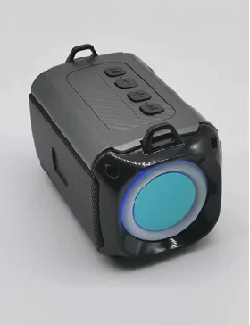 Factory Custom 2023 HIFI Subwoofer RGB Atmosphere Light Outdoor USB TF Card AUX Portable Bluetooth Speaker
