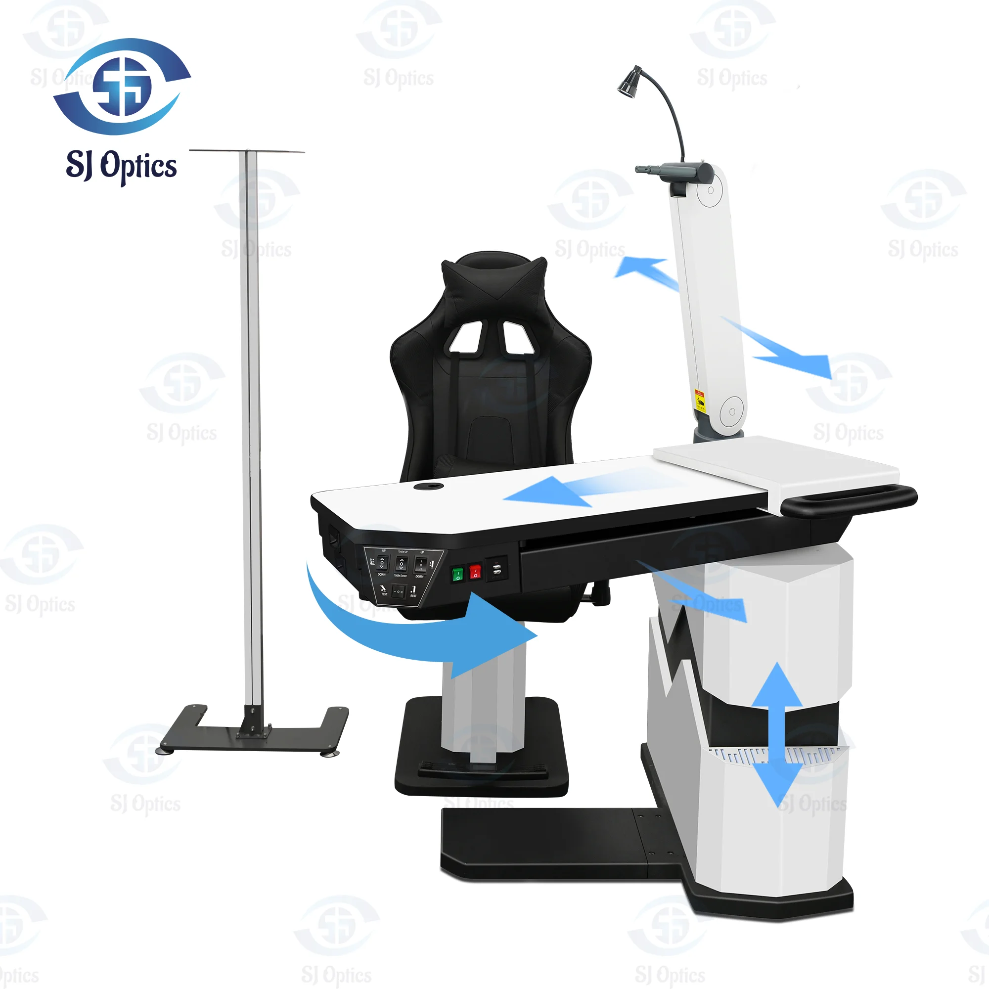 SJ Optics LY-177 - Combined Table and Chair for Optical Shop