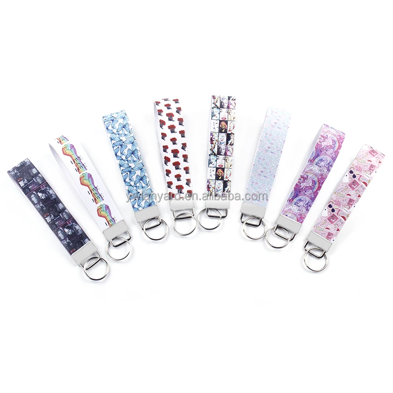 Hot Selling 2022 Sublimation Print Custom Leather Key Chain Accessories