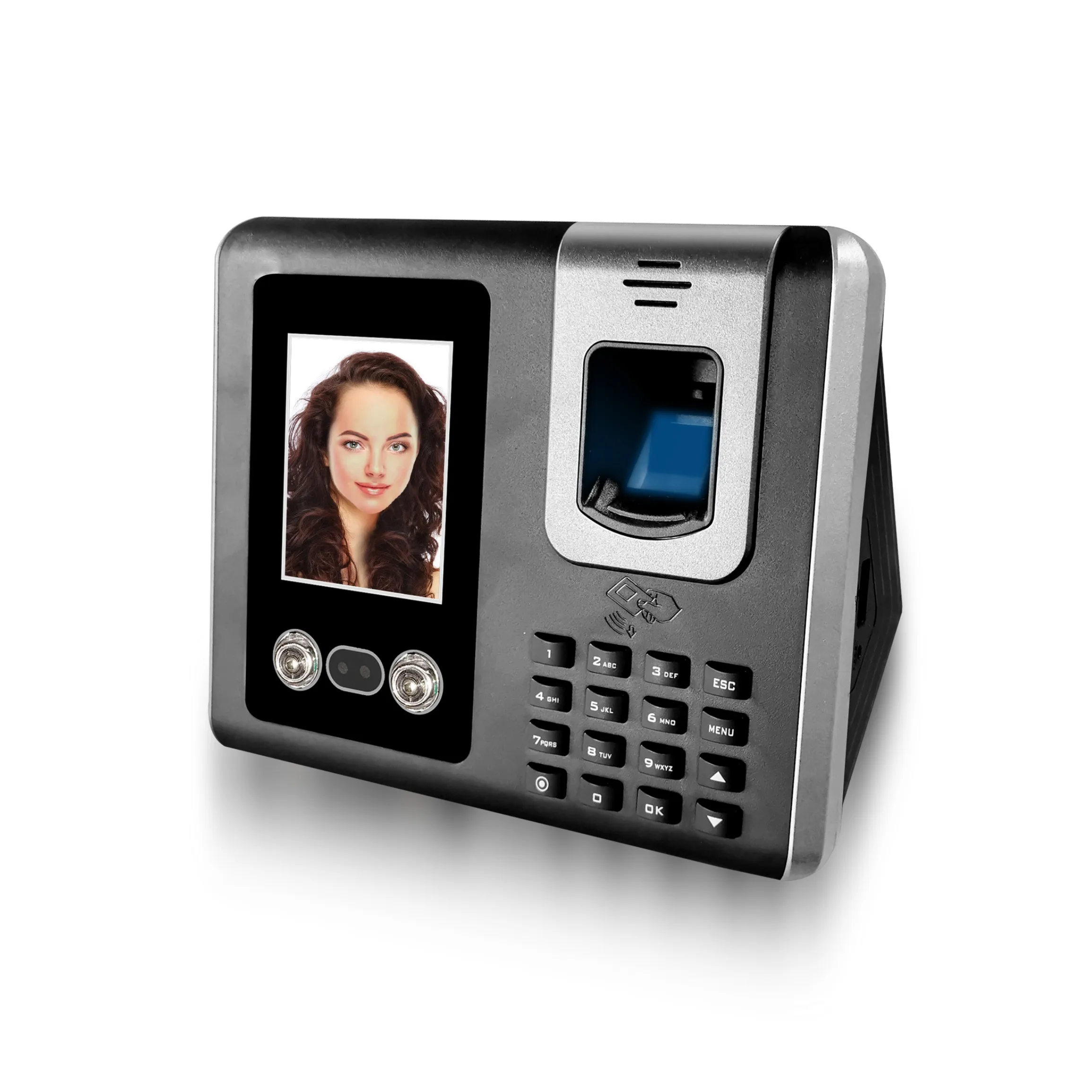 TIMY Fingerprint Time Recording Face Recognition Time Attendance Clock Machine With Backup Battery