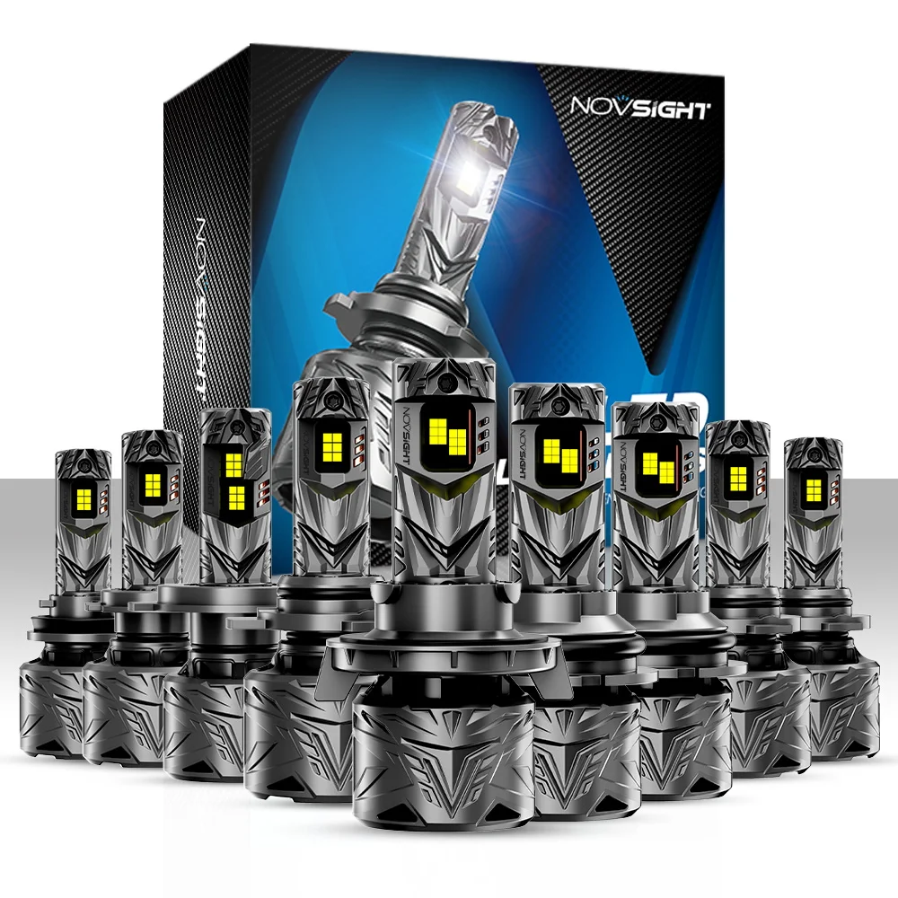 Novsight N70 Led H4 240W 50000Lm Car Light Bulb 9005 H7 Lamp 