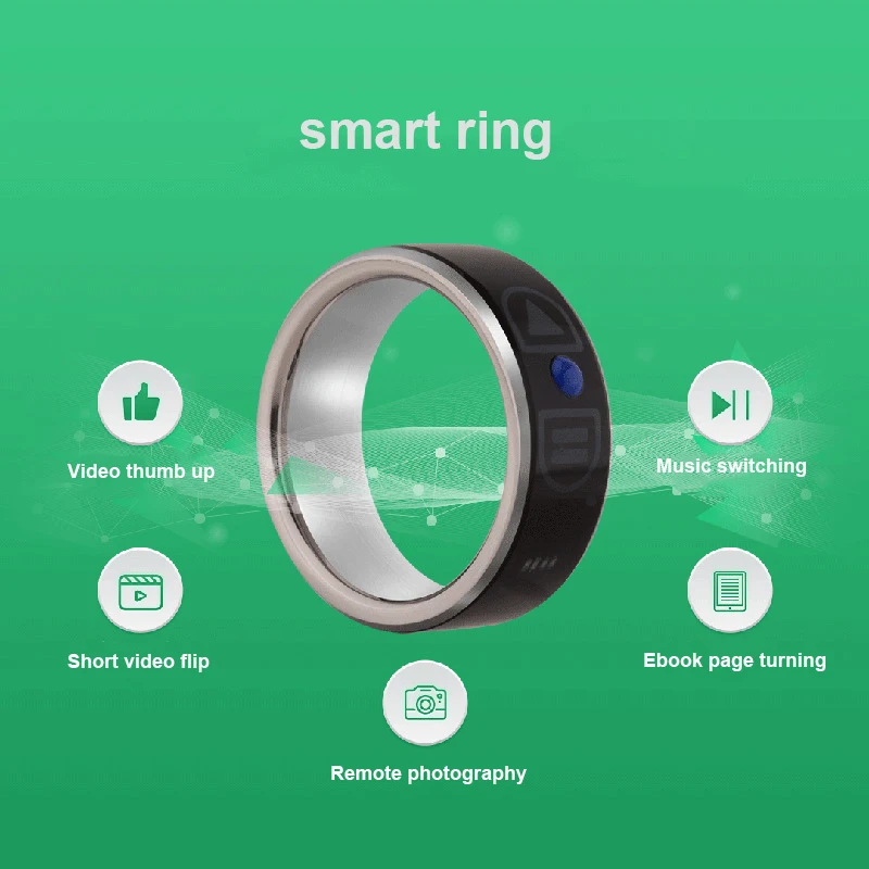 App Control Wireless Health Smart Ring Price With Blood Pressure Health