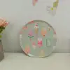 Green 7inch paper plate*8pcs