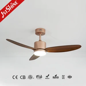 1stshine LED Ceiling Fan 3 ABS Plastic Quiet Motor High Airflow Ceiling Fan with LED Light