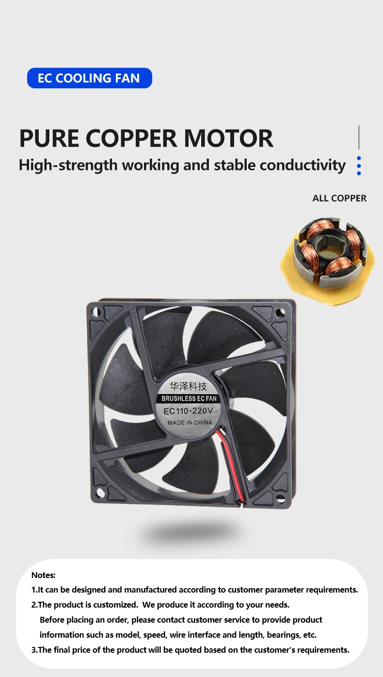 Ec Motors, 9225, 220v, 110v, Brushless - detail 6