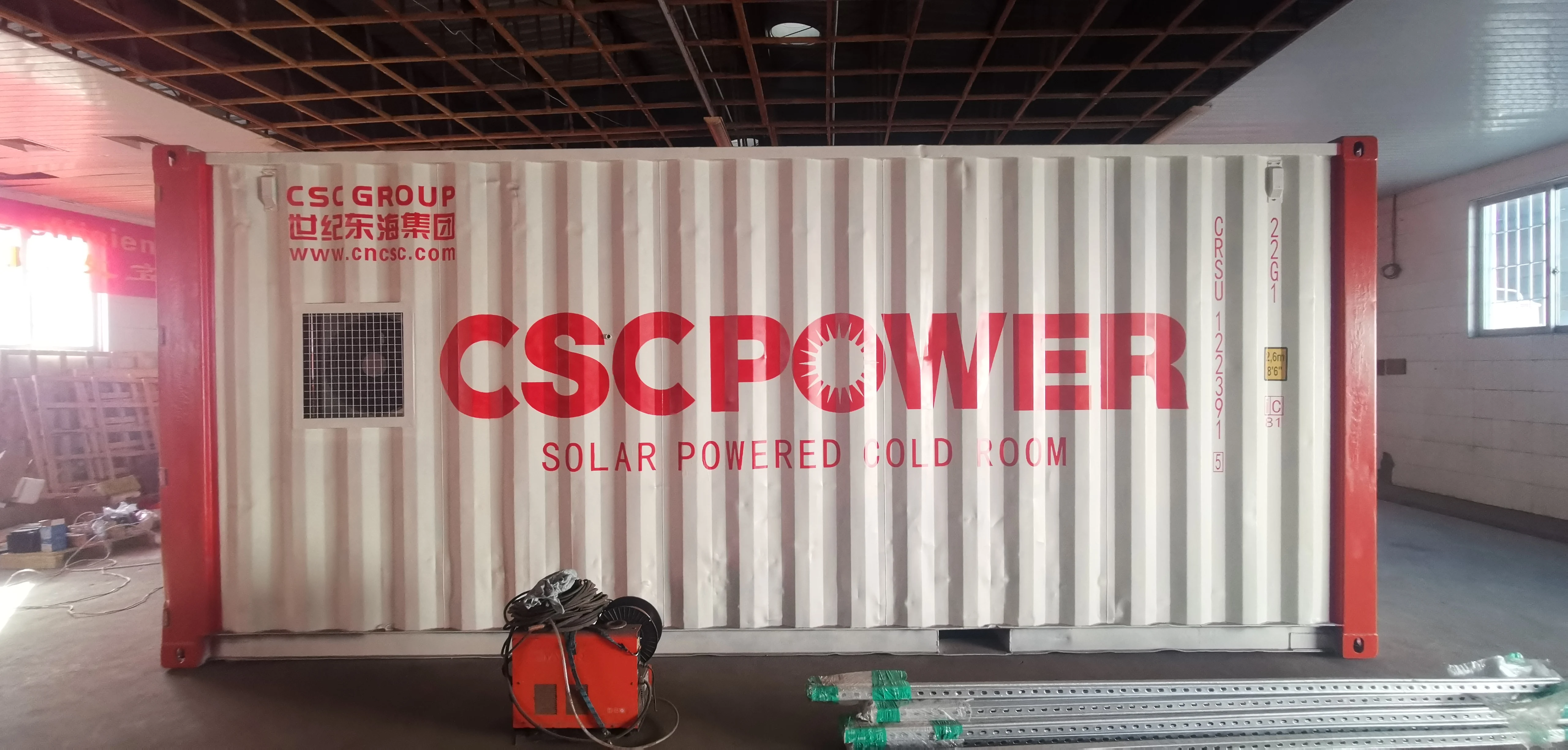 Solar Powered 20ft Container Cold Room for Sale - CSCPOWER