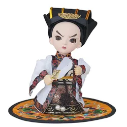 EASETRIP High Quality Chinese Q version Silk Human History Three Kingdoms Theme Handmade Opeara Doll