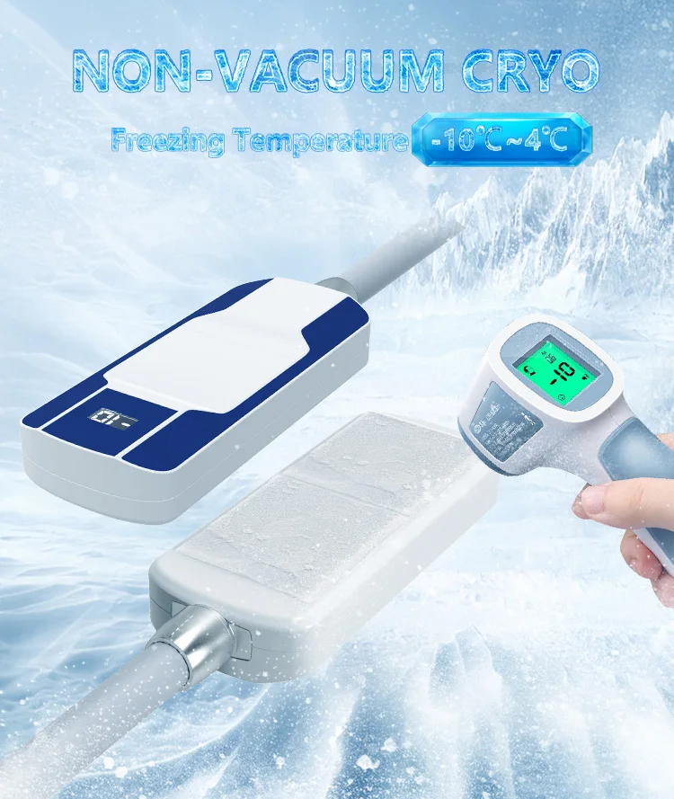 8 Pads Cryo Lipolysis Cryotherapy Fat Freezing Body Sculpting Machine 7 Discover the professional 8 Pads Cryo Lipolysis Cryotherapy Machine for non-invasive fat freezing, body sculpting, slimming, and advanced cryotherapy contouring treatments for salons and med spas. 8 Pads Cryo Lipolysis Cryotherapy Fat Freezing Body Sculpting Machine