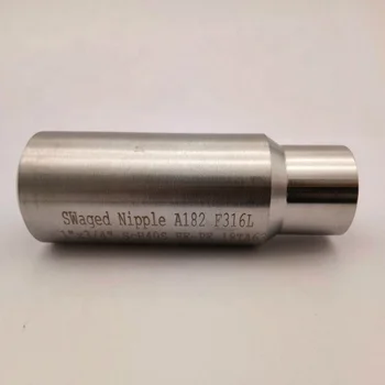 Stainless Steel 304/316 Equal Male Thread Pipe Fitting High Pressure Hex Nipple BSP NPT Equal Hex Nipple