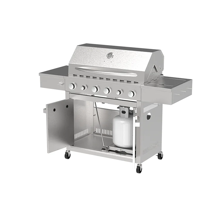Outdoor Stainless Steel Gas Grill Restaurant Flameless Gas Grill Gas