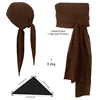 Brown (headscarf/waistband)