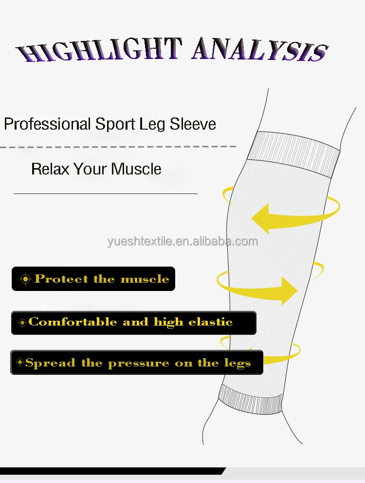 Silicone Waves Compression Soccer Socks Calf Sleeve Full Nylon Leg