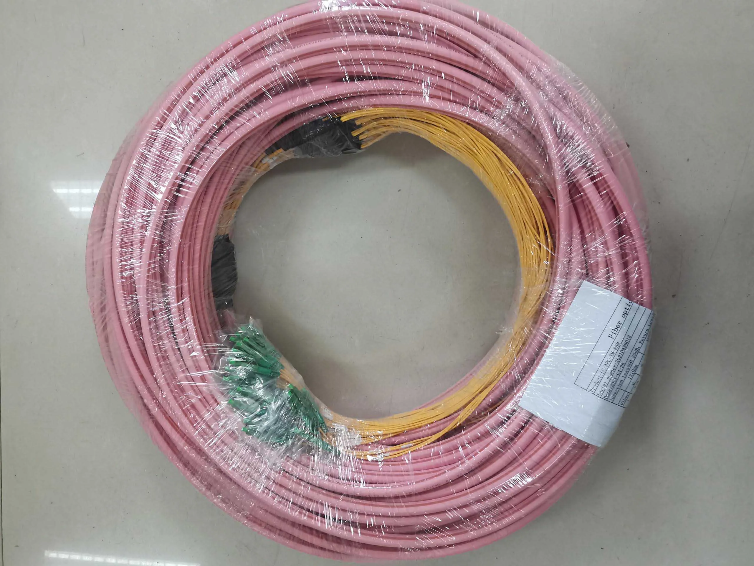 Low Insert Loss Lc/apc Multimode Om1 0.9mm G652d 1.5 Meter Fiber Optic ...