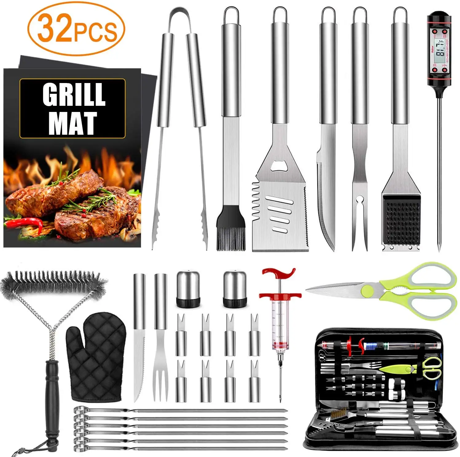 
tools barbecue grilling tools set 