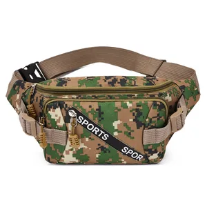 Fashion Hiking Waist Bag Sports Waterproof Crossbody Bag Outdoor Men's Chest Bag Multifunctional Mobile Phone Bag
