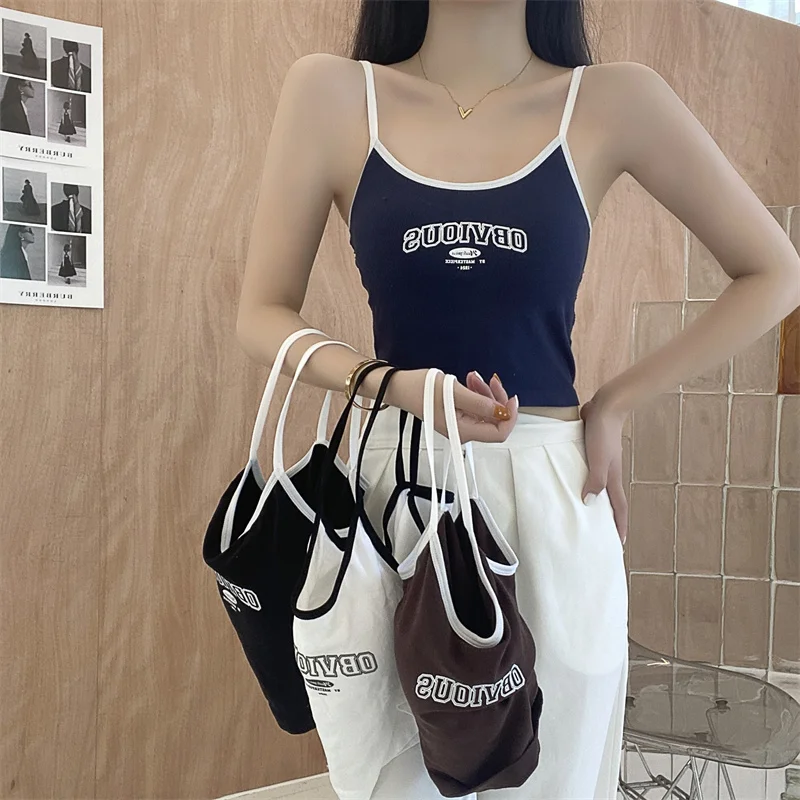 Chest Wrapped Crop Top U Back Padded Tube Top Vest Bra Wireless Camisole With Chest Wrap Women Seamless V Neck Tube Top