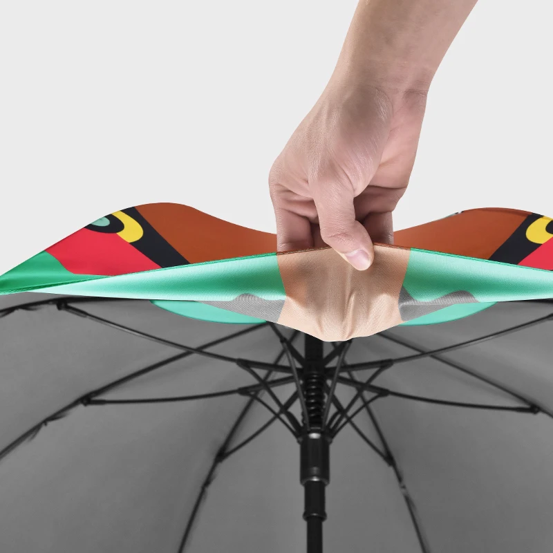 Advertising Promotion Custom Photo Print Umbrellas Digital Strong Unbreakable Customizable Straight Umbrella with logo