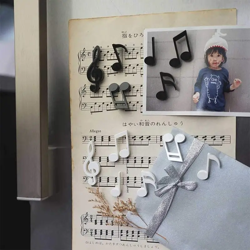 Fun 3D Polyresin Magnetic Sticker Creative Piano Clef Design for Refrigerator New York Theme Souvenir Gift