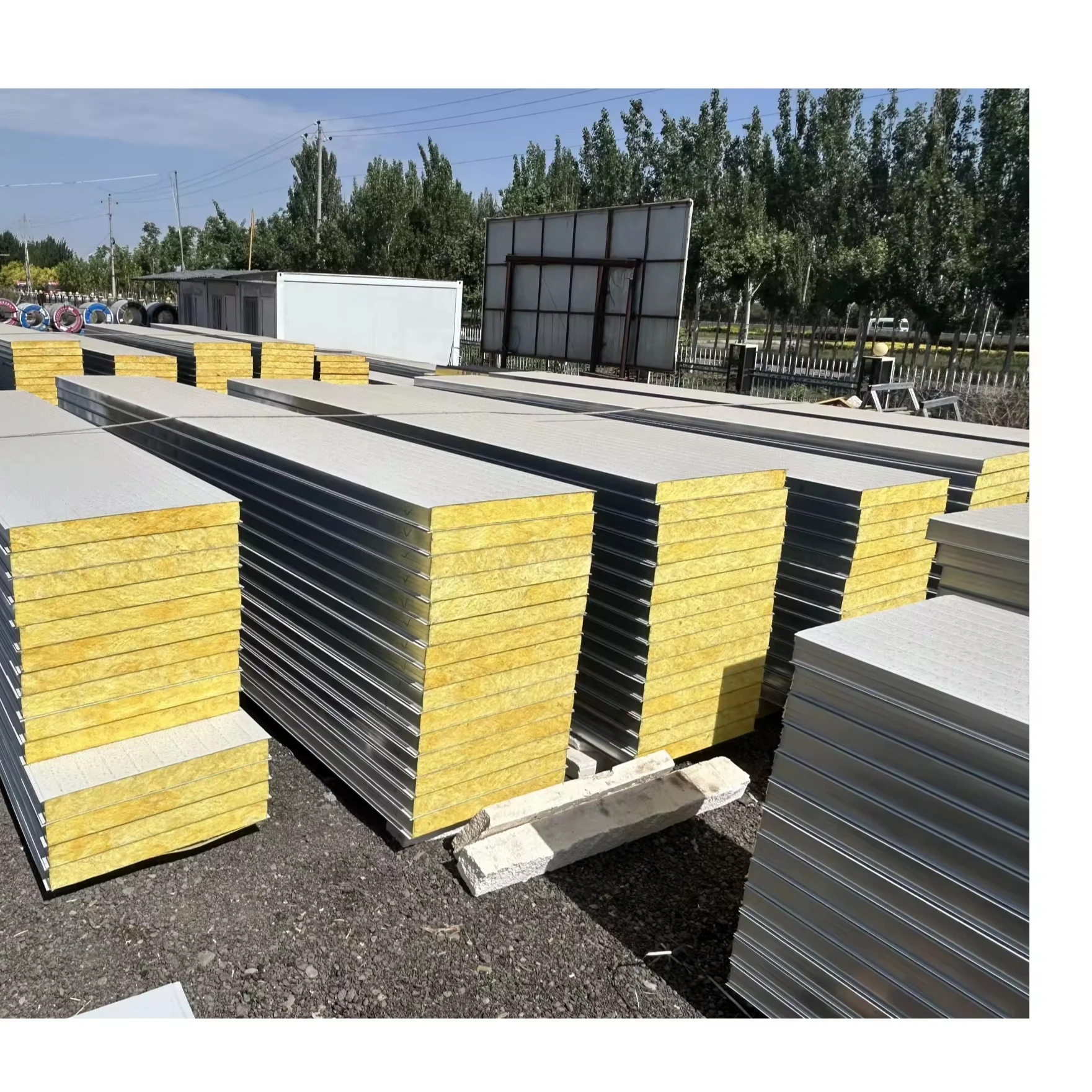 rockwool insulation Rock wool fireproof board. construction materials sound insulation thermal insulation acoustic wall panel