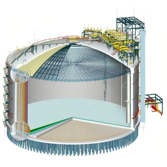 Large Atmospheric Storage Flat Bottom Tank for Storing Huge Quantities