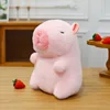 Capybara rose de 25 cm