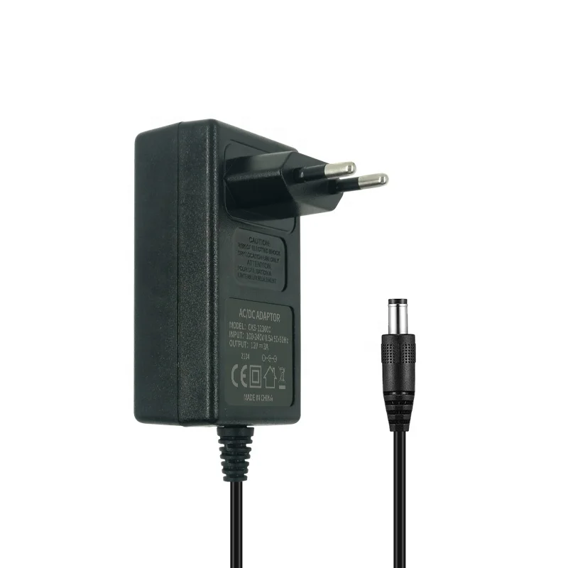 2024 High Efficiency 12V3A DC Power Adapters Plug-In Connection Desktop Charger.