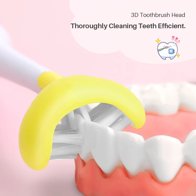 Waterproof Electric Toothbrush Recyclable Three Side Electric