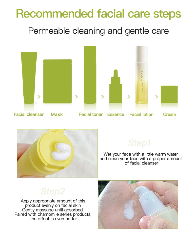 Icesea Chamomile Herbal Soothing Cleanser for Sensitive Skin-Facial Redness Relief & Moisturizing Repair(pic9)