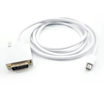 Mini DisplayPort to DVI Cable Mini DP to DVI 6 Feet Cable (Thunderbolt 2 Compatible) with MacBook Air/Pro Surface Pro/Dock