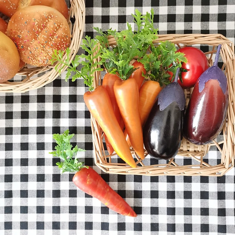 Artificial Vegetables and Fruits Foam Fake Carrot