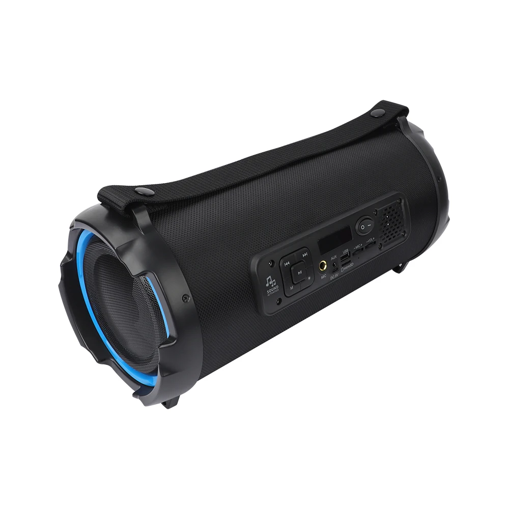 Беспроводная уличная Колонка MICCELL, портативная Водонепроницаемая Колонка RGB со светодиодной подсветкой, профессиональная спортивная акустическая система rock dj, большая уличная садовая колонка