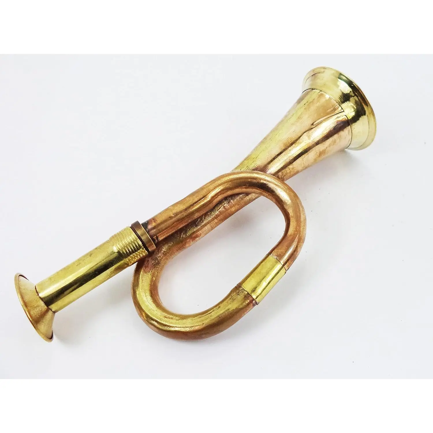 Париджат ручной работы 6 дюймов латунный и медный Горн китайская армия военная Военная сигнальная игрушка музыкальный инструмент