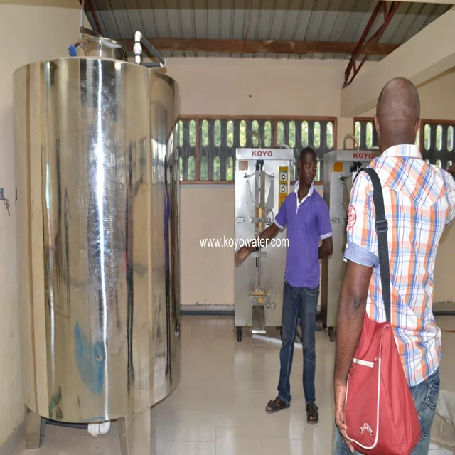 
 Машины для производства воды KOYO в Гане/Саше, линия по производству минеральной воды  